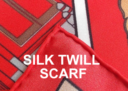 the MOST popular silk fabrics for the custom silk scarf