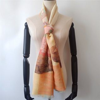 custom silk and merino wool scarves