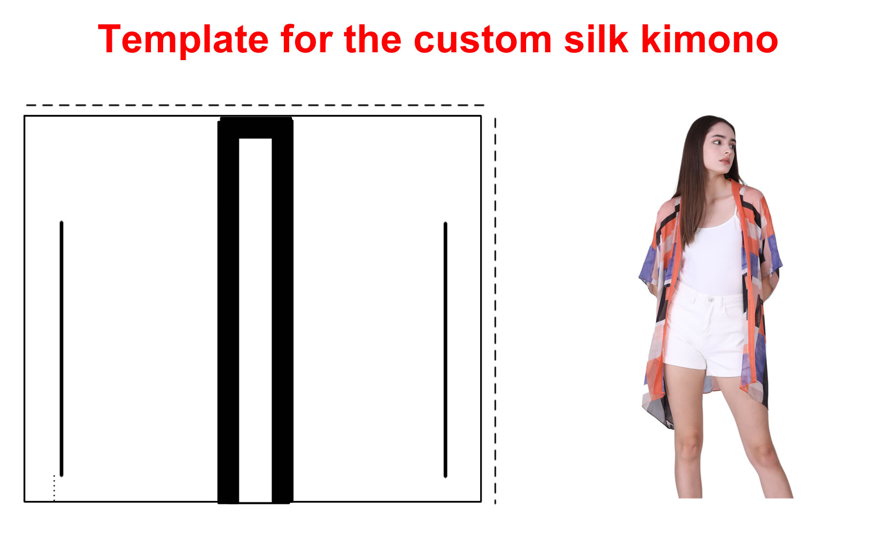 custom silk kimono