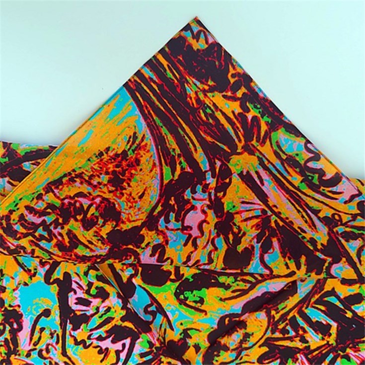 custom silk scarf