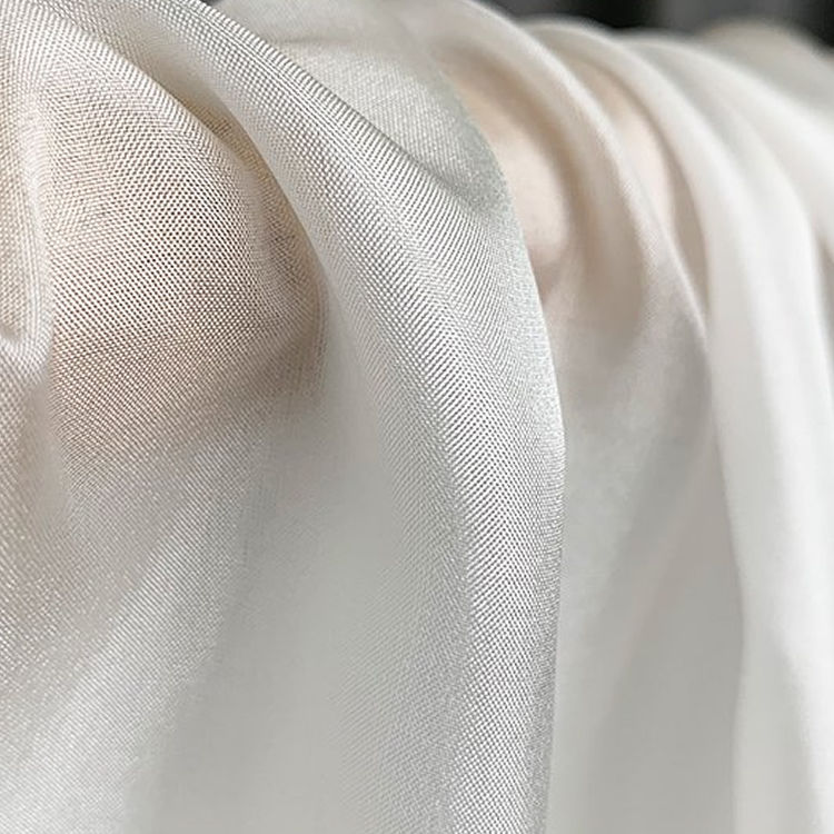 vintage white silk scarf