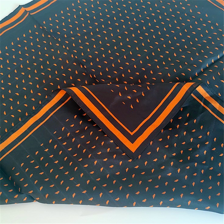custom silk scarf