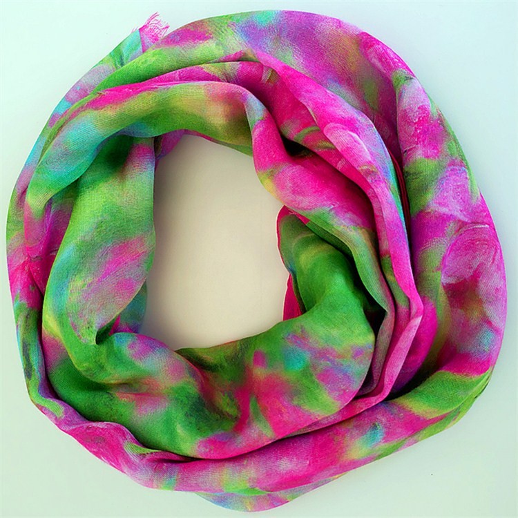 custom photo silk scarf