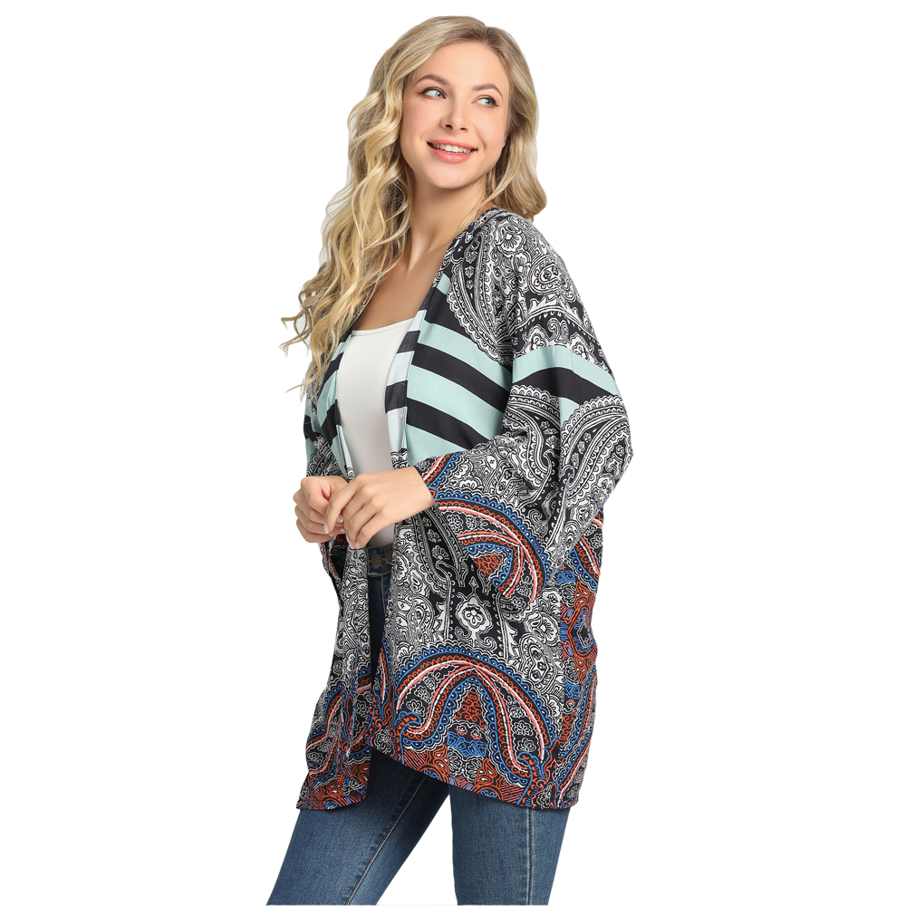custom printed kimono robe