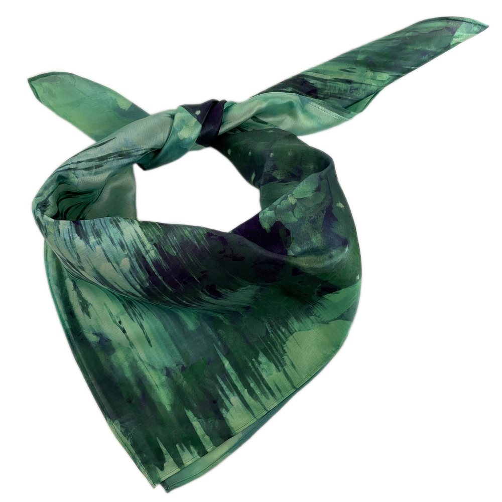 custom silk scarf