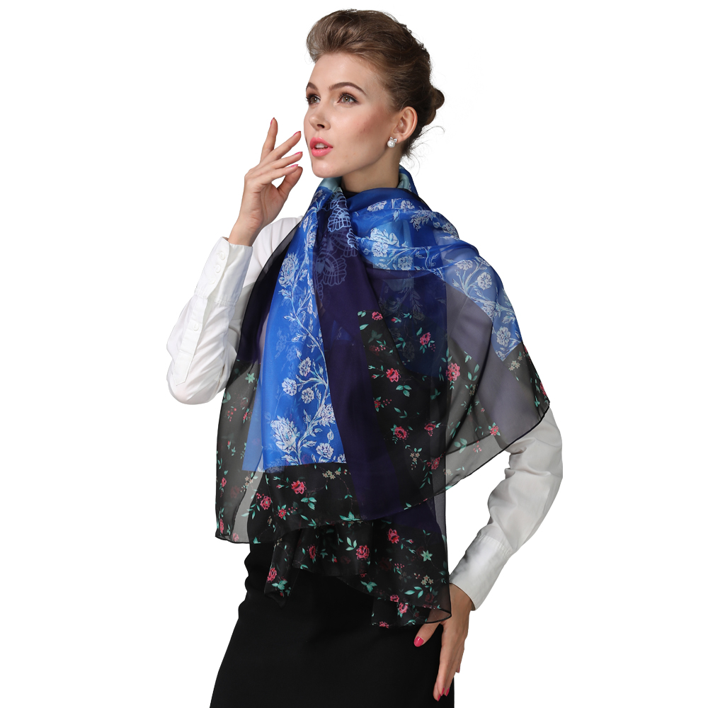 custom design silk scarf