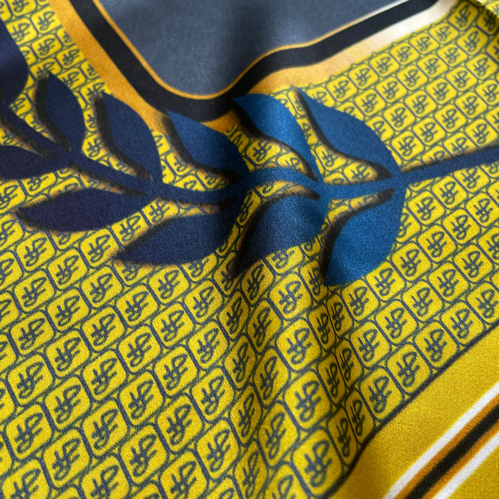 custom silk scarf