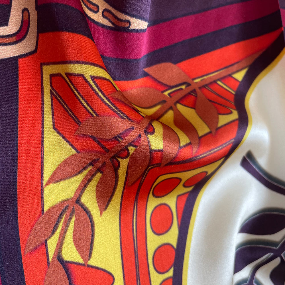 custom silk scarf
