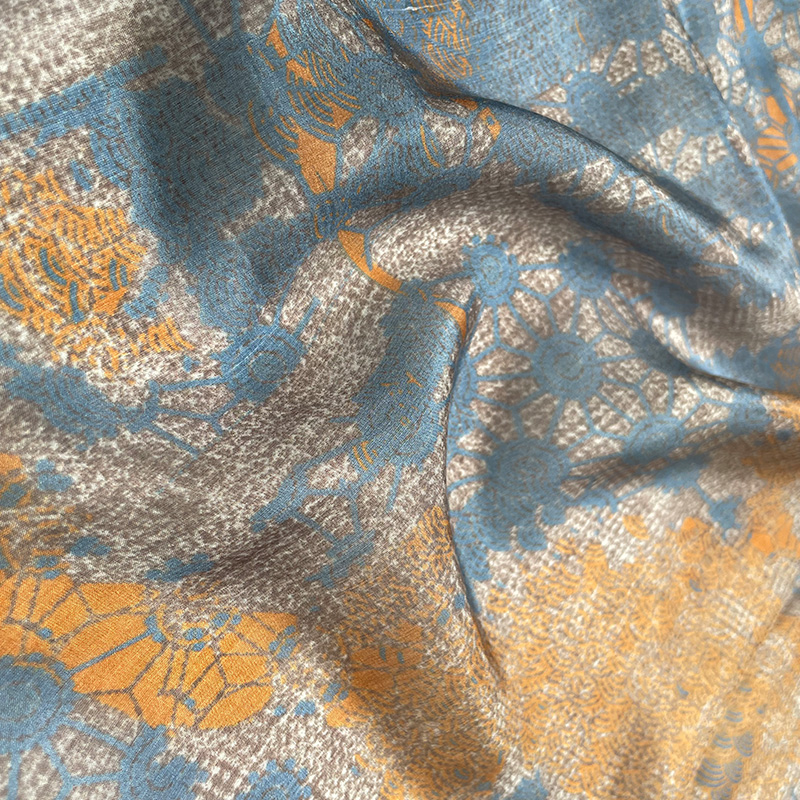 custom silk scarf