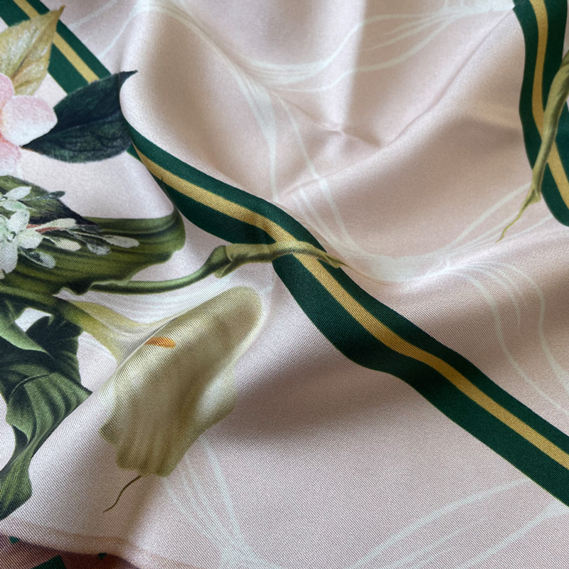 custom silk scarf