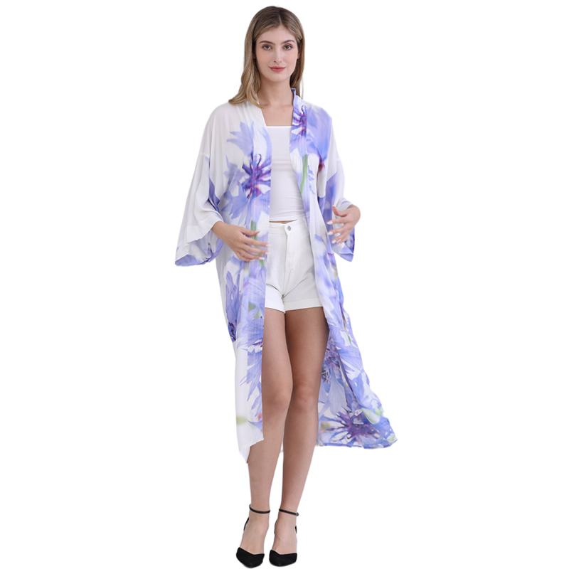 custom photo made kimono robe wholesale digital printed on demand robe