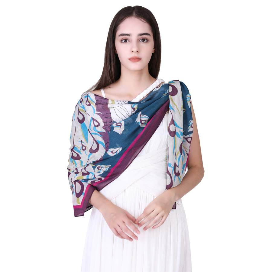 custom silk scarf