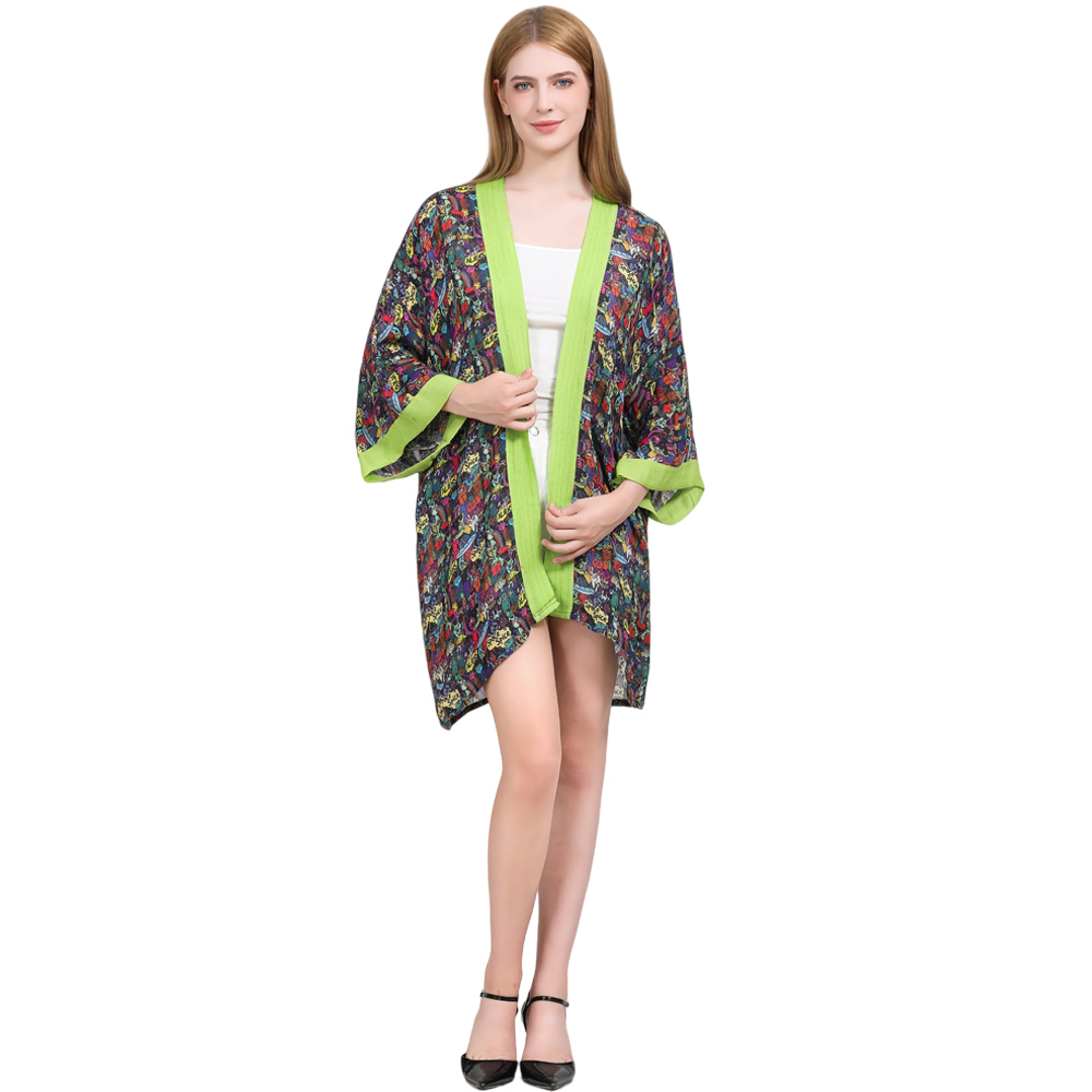 custom print kimono