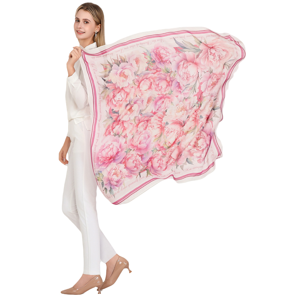 custom silk scarf