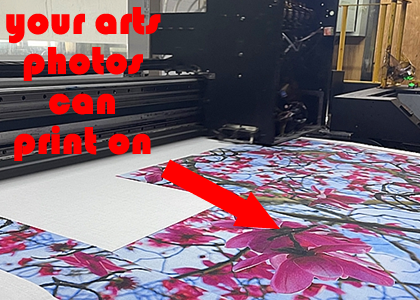 your arts photos can digital print on the custom scarf