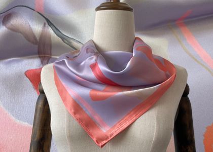 Cheap custom design silk feeling polyester made scarf printing bulk for sale or wholesale