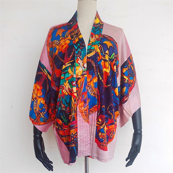 Kimono maker wholesale custom designs printed kimono tops