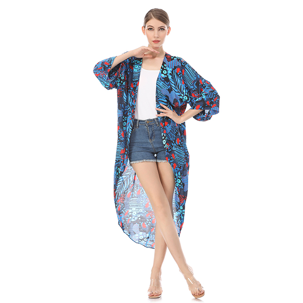 Kimono manufacturer custom printed bathrobe kimono robes