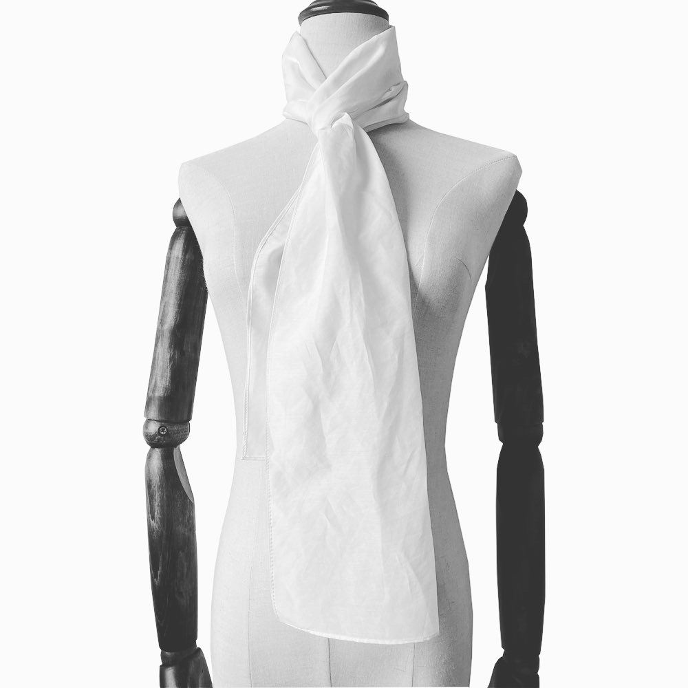 Wholesale long blank white silk cotton scarf bulk for printing, dyeing and painting