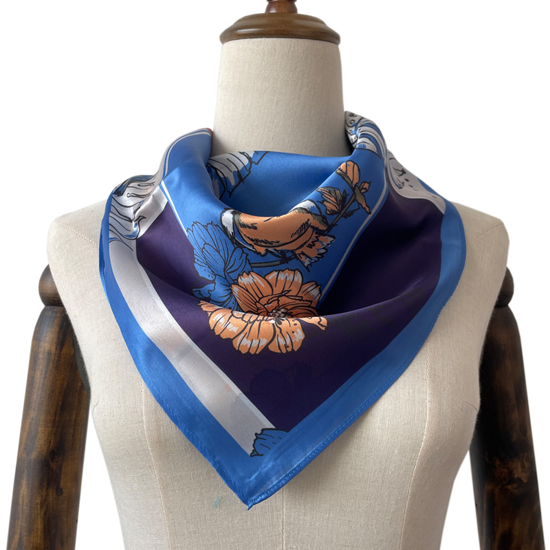 custom silk scarf manufacturer custom design silk scarf printing bulk wholesale