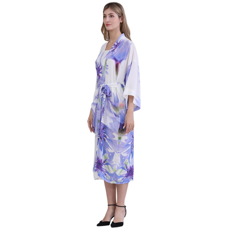 custom photo made kimono robe wholesale digital printed on demand robe