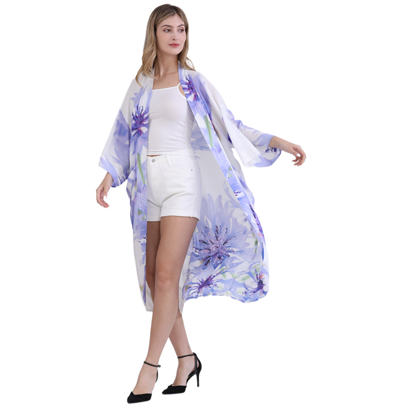 custom photo made kimono robe wholesale digital printed on demand robe