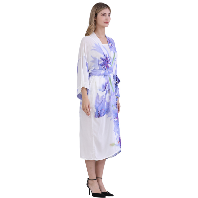 custom photo made kimono robe wholesale digital printed on demand robe