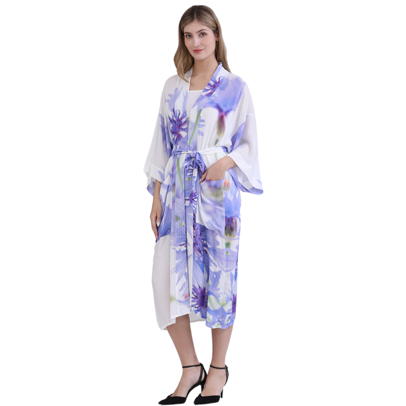 custom photo made kimono robe wholesale digital printed on demand robe