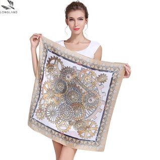 custom printed silk bandana