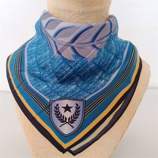 custom printed silk bandana